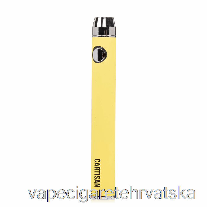 Vape Cigarete Cartisan Gumb Vv 900 Dual Charge 510 Baterija [micro] žuta